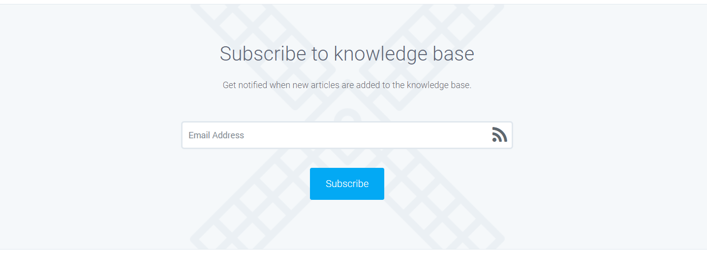 Knowledge Base Subscription